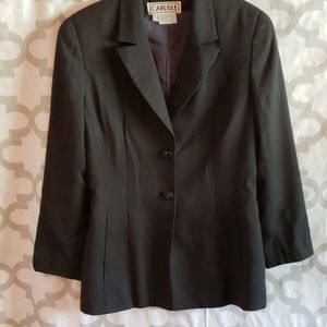 Carlisle Blazer. Size 6.  Wool and silk.